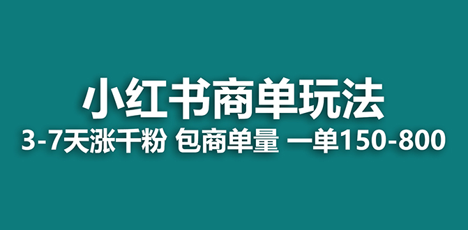 2023最强蓝海项目，小红书商单项目，没有之一！