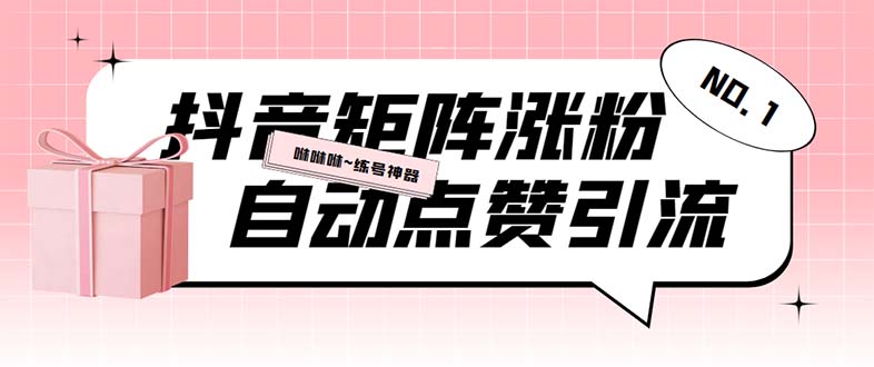 外面收费3988斗音矩阵涨粉挂机项目，自动化操作【软件+视频教程】