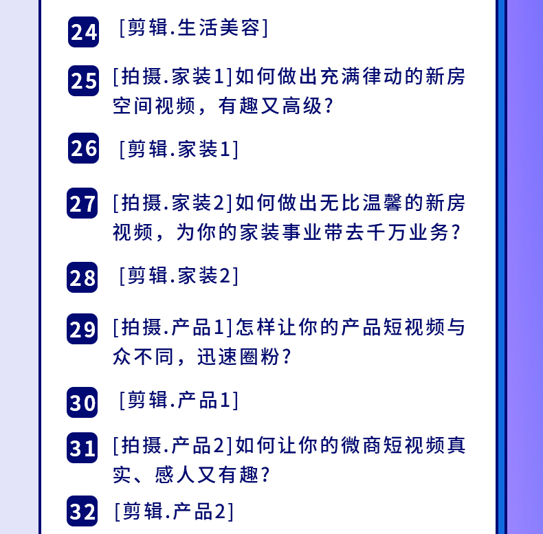 新手0基础教你玩转手机短视频创作班：拍摄-素材-引流-运营实操！