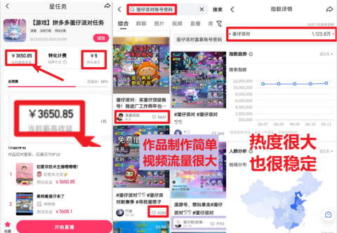 靠蛋仔派对日入3600+，会截图就能做，保姆式教学 无脑操作