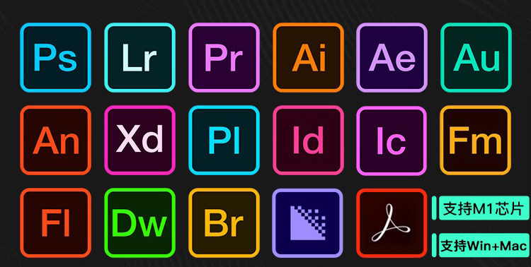 【软件资源】Adobe全家桶：支持Win全系列和Mac全系列