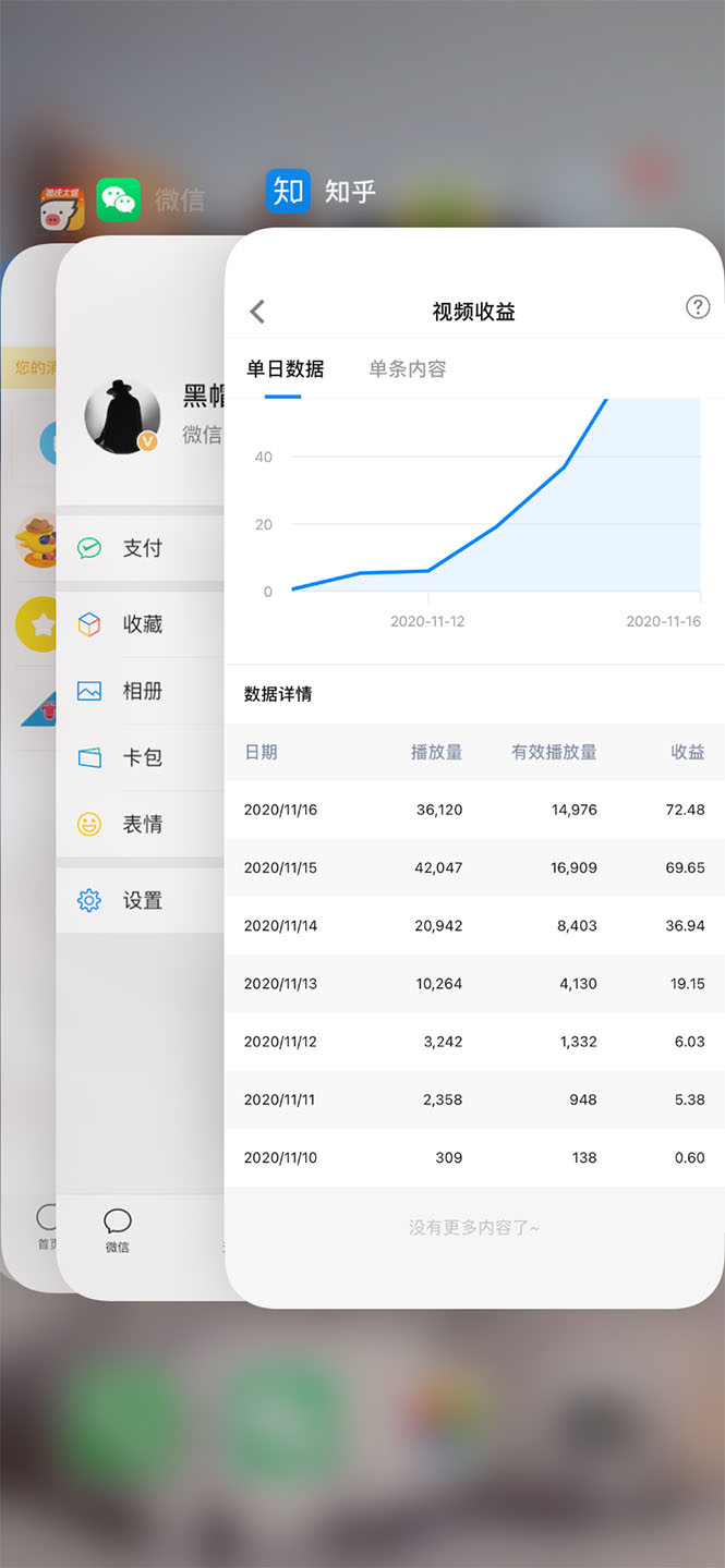 黑帽子·知乎批量化无脑操作月赚3W，测试四五天时间稳定70-80元/天/号