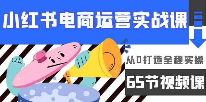 小红书电商运营实战课，?从0打造全程实操