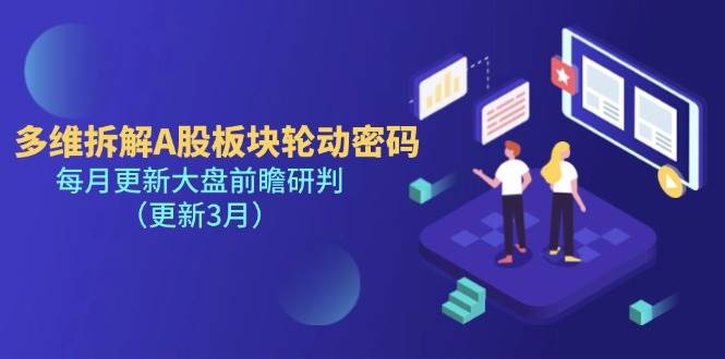 多维拆解A股板块轮动密码,每月更新大盘前瞻研判