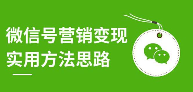 微信号营销变现实用方法思路，朋友圈刷屏裂变价值199元-无水印