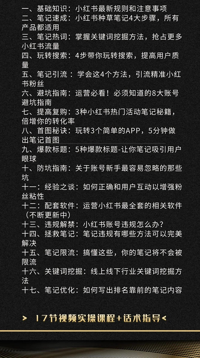 小红书爆款推广引流训练课5.0，手把手带你玩转小红书