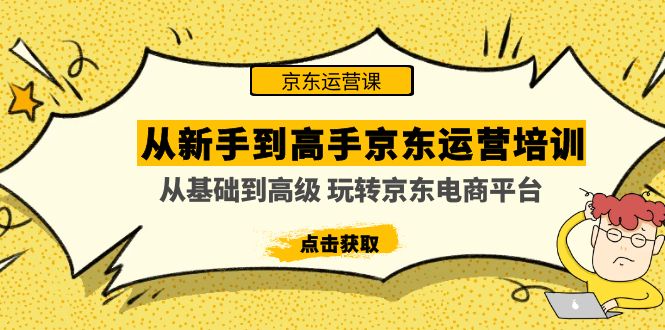 从新手到高手京东运营培训：从基础到高级 玩转京东电商平台(无中创水印)