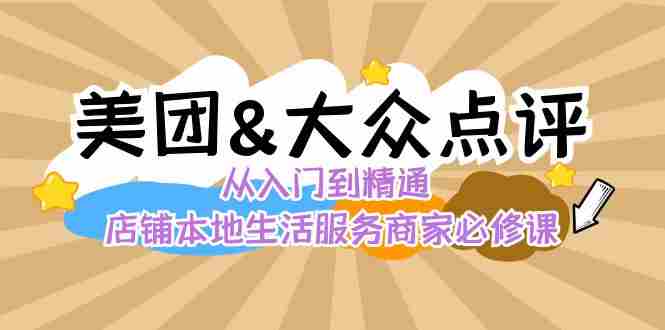 美团+大众点评 从入门到精通：店铺本地生活 流量提升 店铺运营 推广秘术…